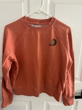 O'Neill Burnt Orange Crewneck with Retro Chest Logo